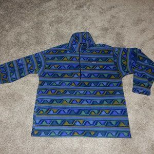 Patagonia Vintage 90's Mens L Synchilla Fleece Pullover Jacket Aztec gorpcore